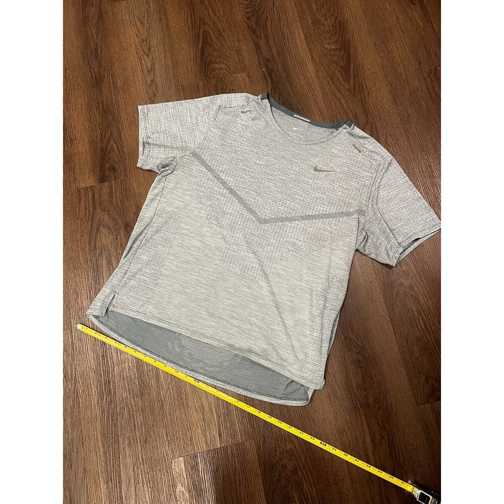 Nike Running Dri-FIT ADV Mens Running Shirt Heather Gray XL